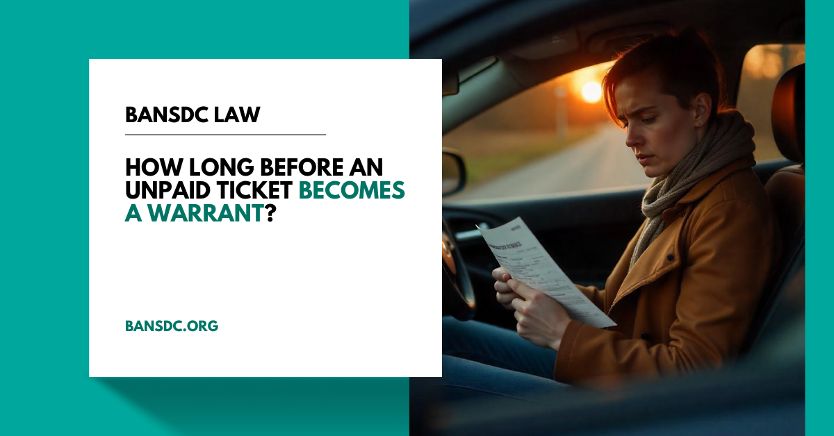 How Long Before an Unpaid Ticket Becomes a Warrant